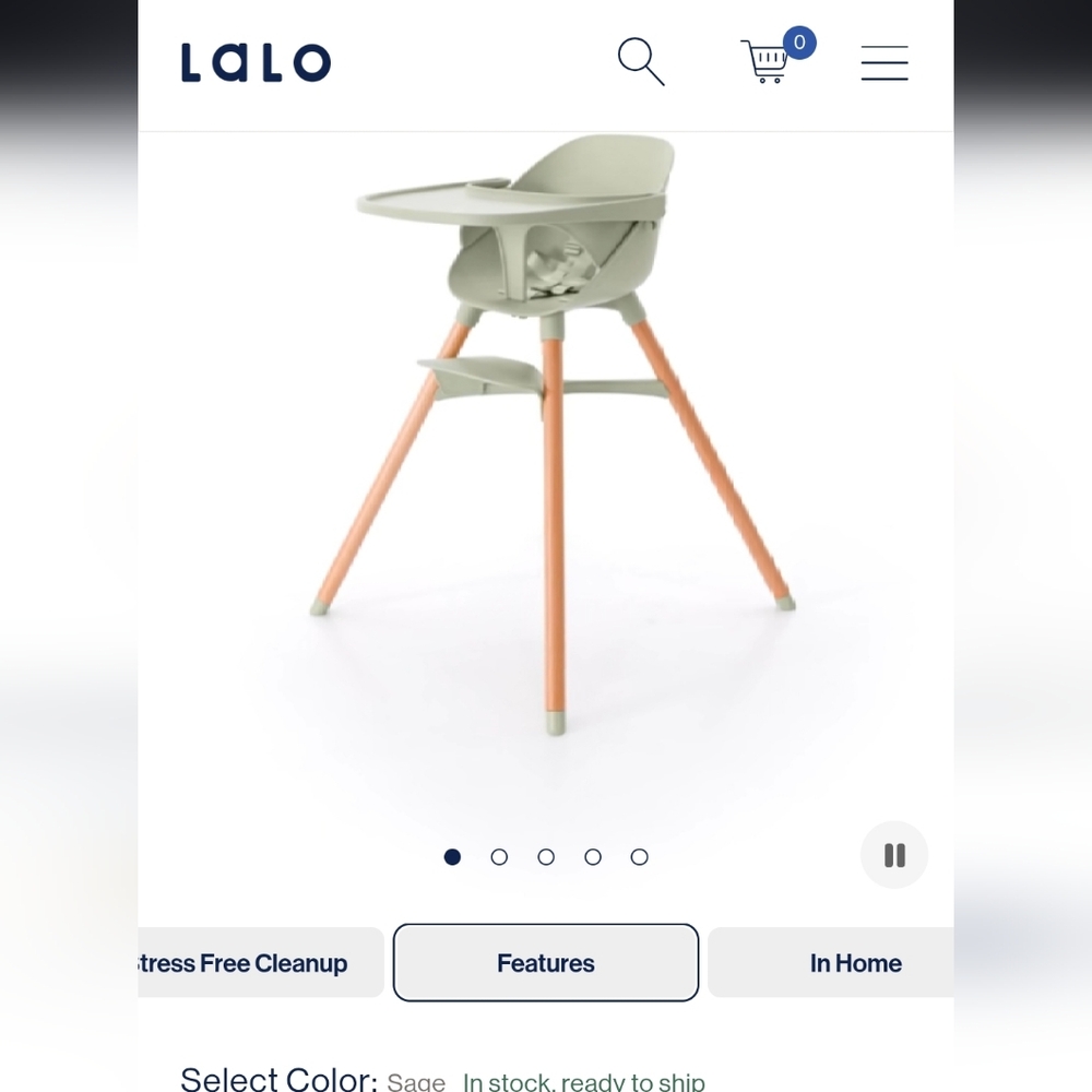 Lalo The Chair - High Chair - Sage